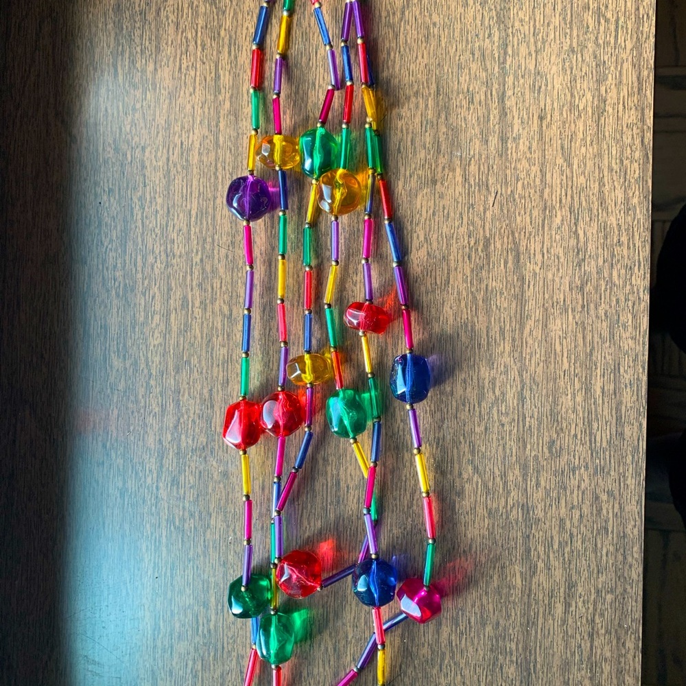 Funky tired necklace